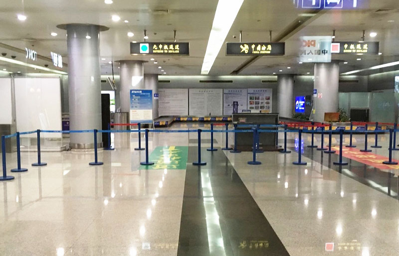 Jinke Stanchions in Ningbo Lishe International Airport